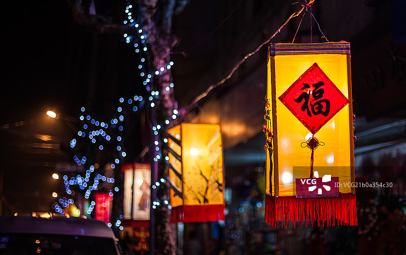 中国传统节日：元宵灯会图片素材