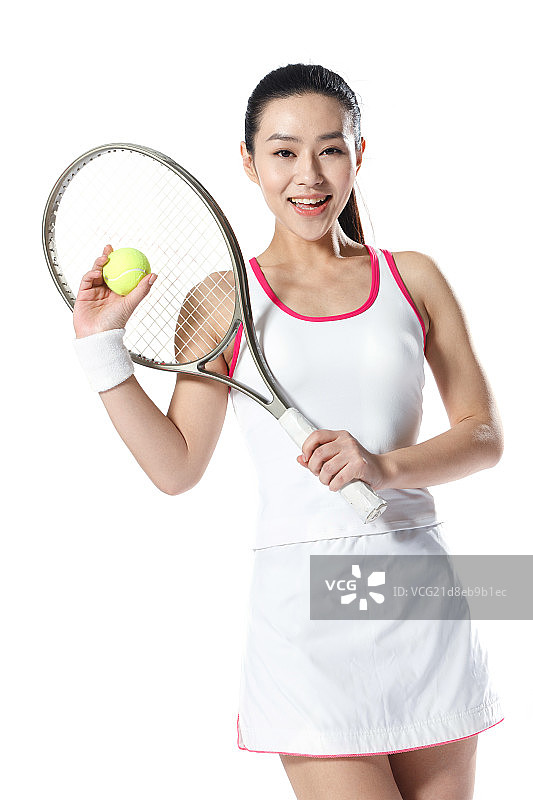 女运动员打网球图片素材