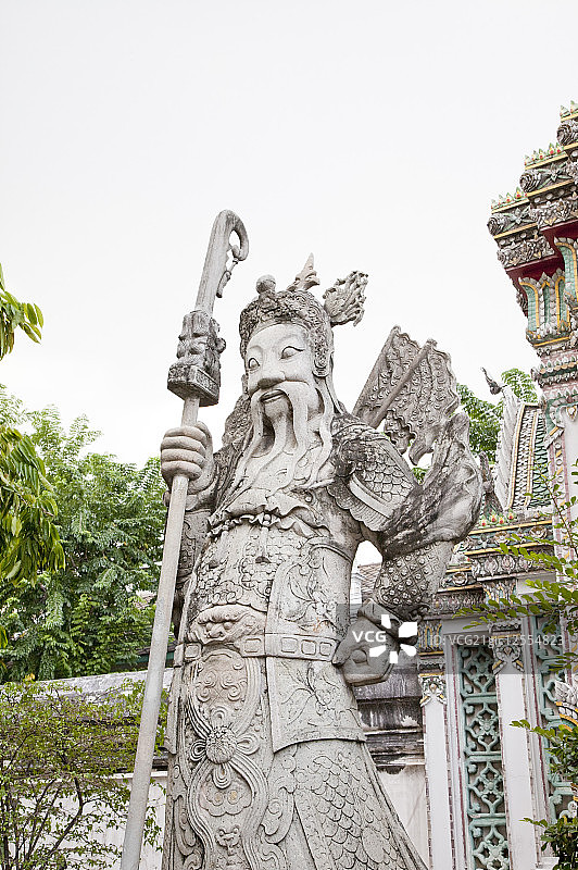 泰国, 曼谷, 卧佛寺, 涅盘寺, 门神图片素材