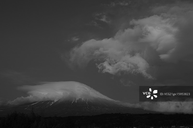云计算和富士图片素材