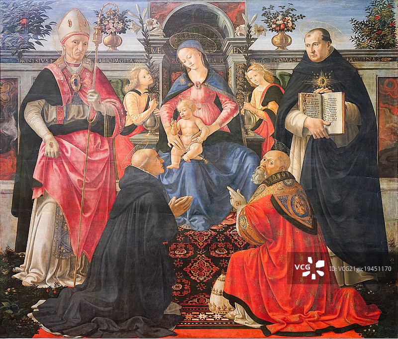 意大利佛罗伦萨乌菲兹博物馆绘画作品图片素材
