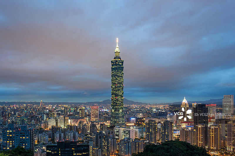 台北101大楼图片素材