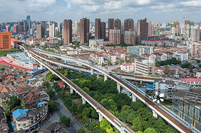 上海轨道交通枢纽图片素材