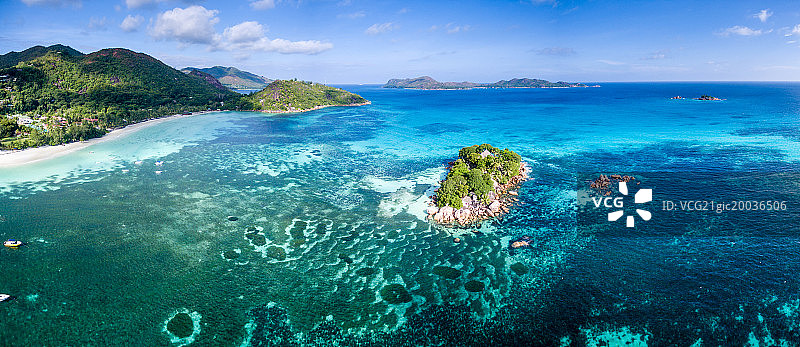 塞舌尔拉普兰岛海景图片素材