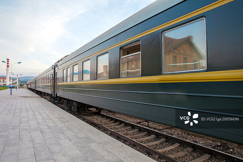 内蒙古阿尔山火车站图片素材