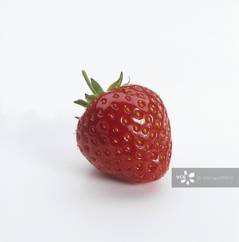 全鲜草莓带茎图片素材