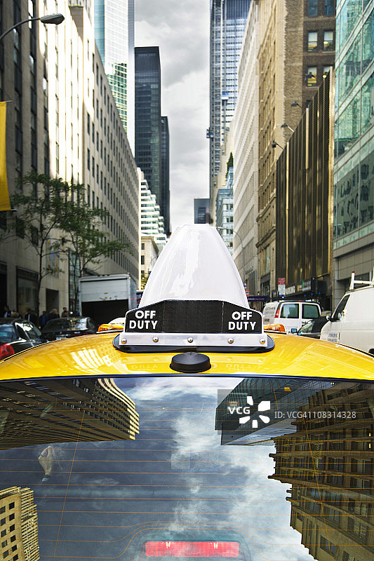 纽约的出租车图片素材