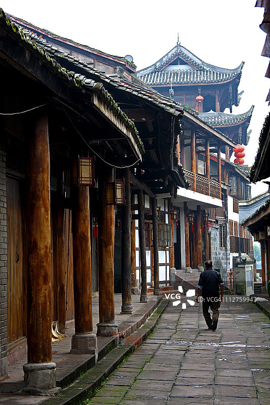 Huanglongxi古镇图片素材
