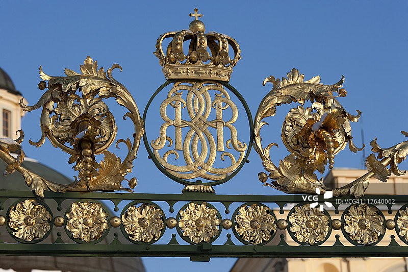 在Drottningholm的皇宫图片素材