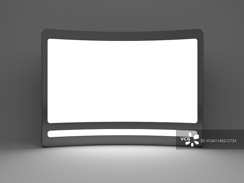 3d空白站立广告数字面板图片素材