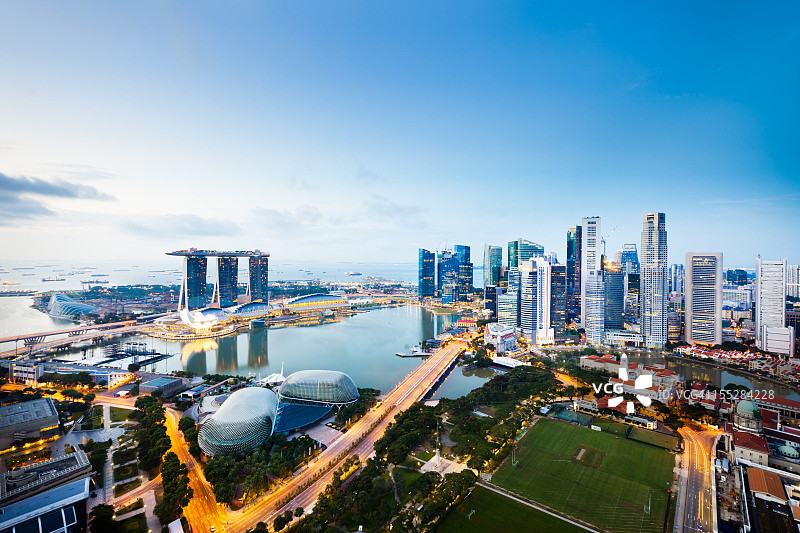新加坡市中央商务区图片素材