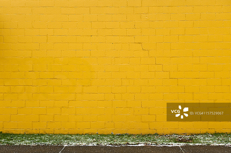 黄色砖墙图片素材