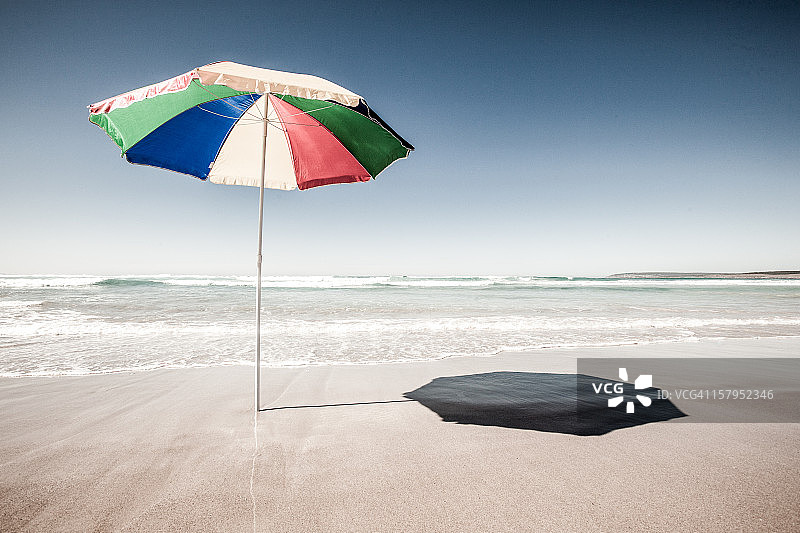 沙滩伞。图片素材