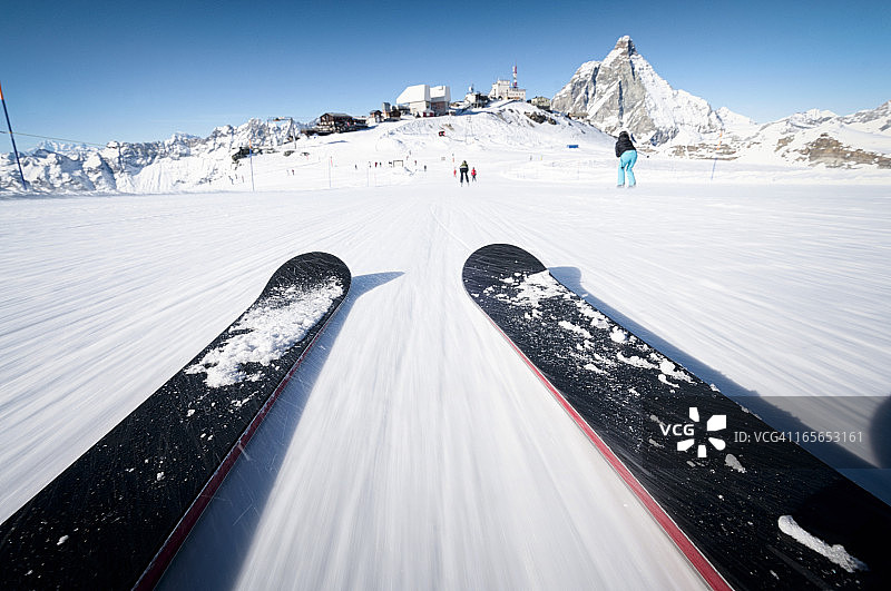滑雪速度图片素材