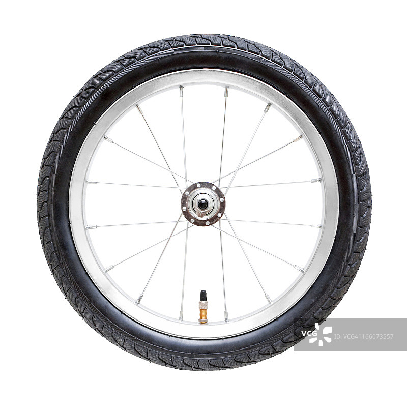 自行车车轮(剪切路径)孤立的同时背景图片素材
