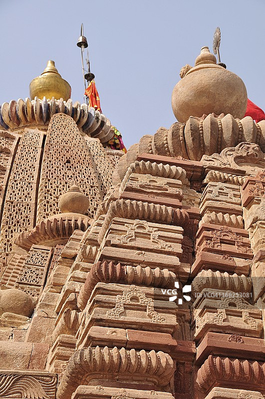 萨基亚马塔寺，奥西安，拉贾斯坦邦，印度。图片素材