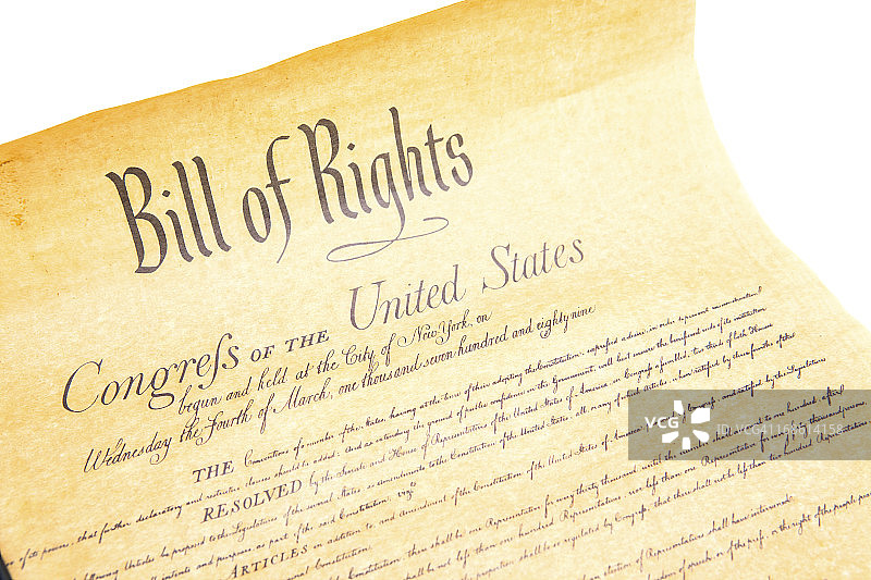 美国的权利法案图片素材