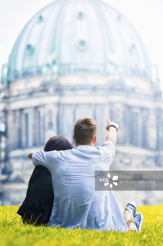浪漫的柏林大教堂图片素材