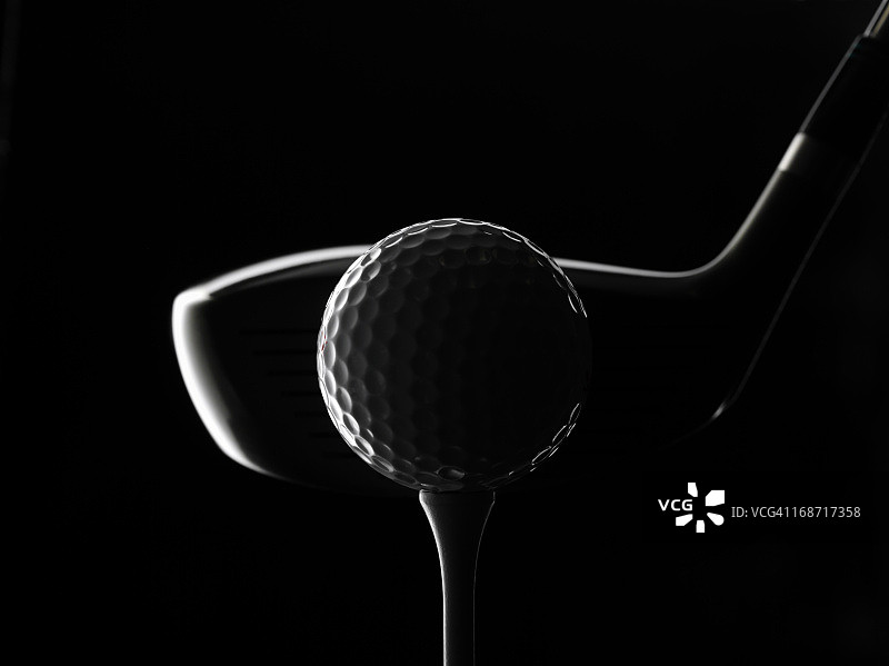 高尔夫球木球图片素材