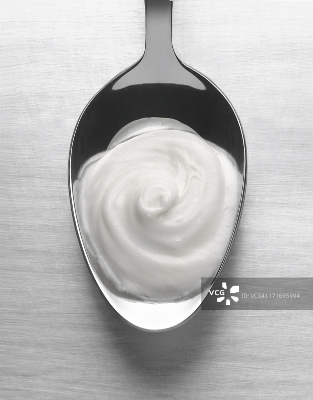 勺酸奶图片素材