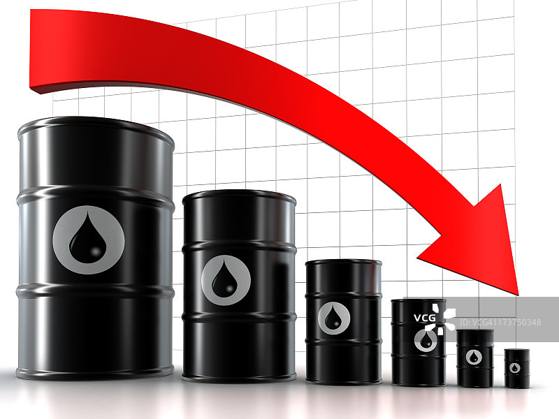 石油价格下降图片素材