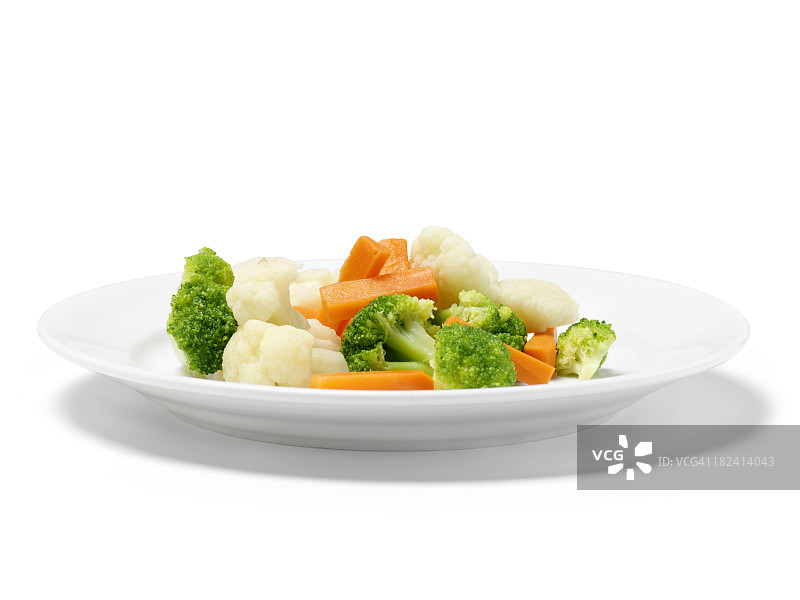 混合蒸蔬菜图片素材