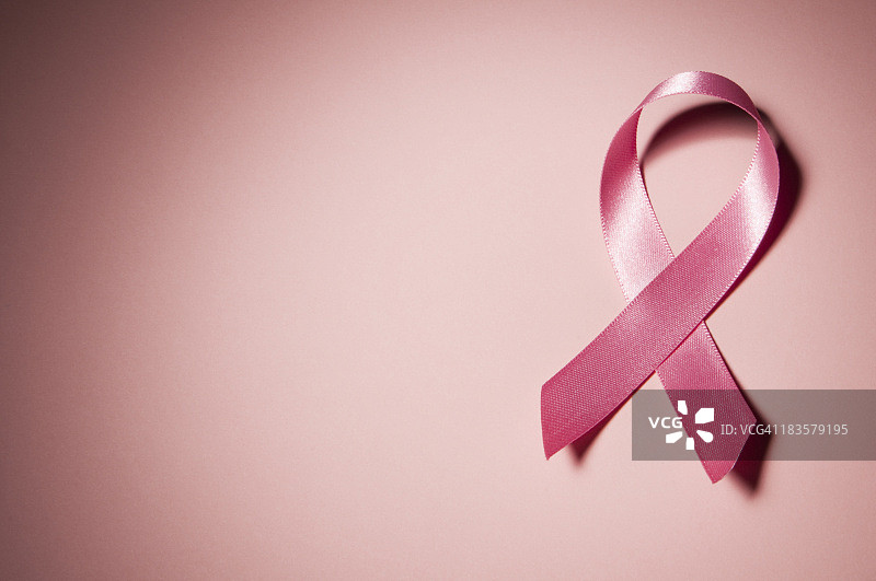 粉色乳腺癌意识带复制空间图片素材