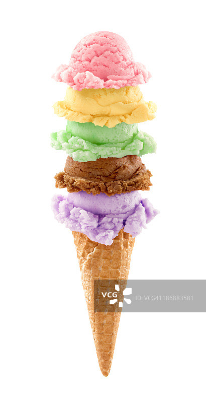 冰淇淋之塔图片素材