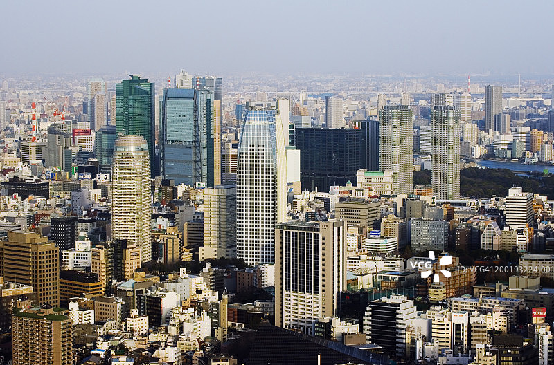 日本，东京，港区，潮堂市容，高架景观图片素材