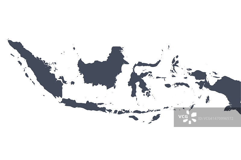 印尼国家地图图片素材