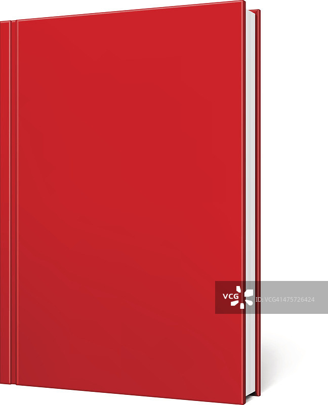 红色空白的书图片素材