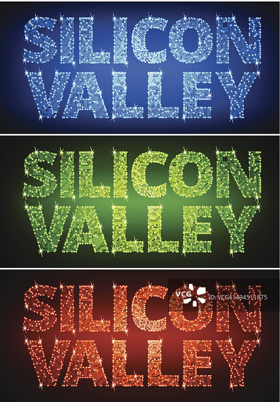 硅谷电路板颜色设置图片素材