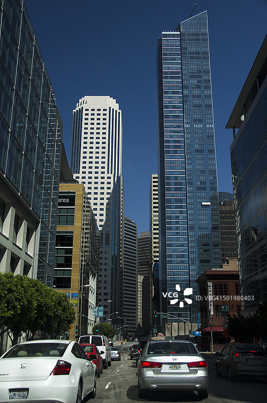 旧金山市中心的建筑图片素材