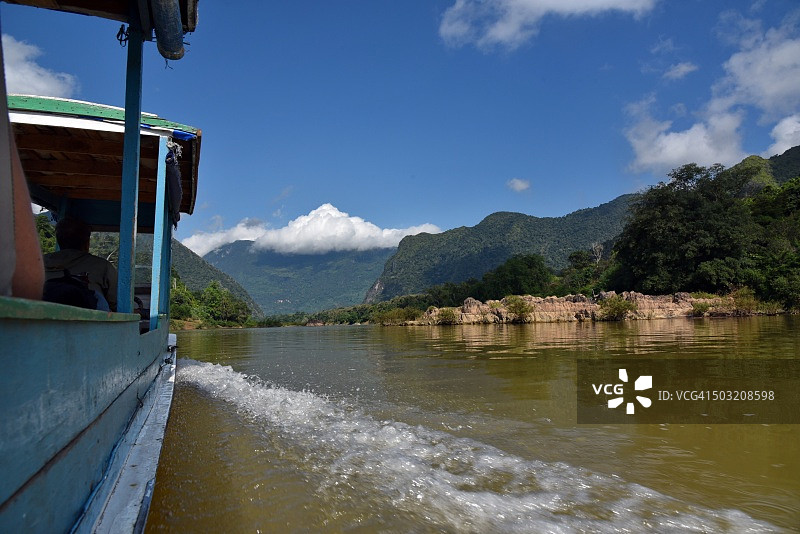 老挝划船图片素材