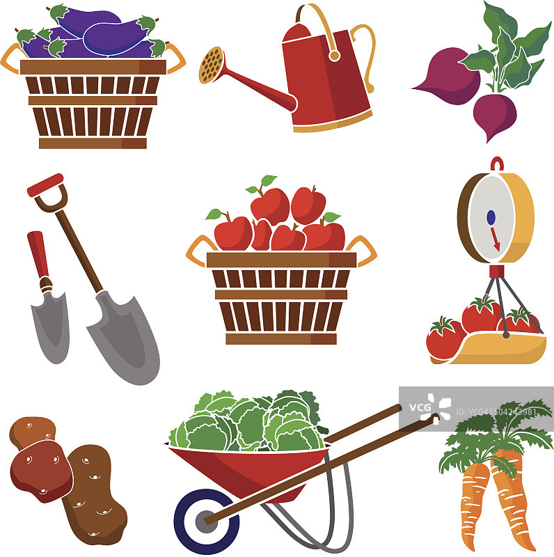 农贸市场的水果蔬菜图片素材