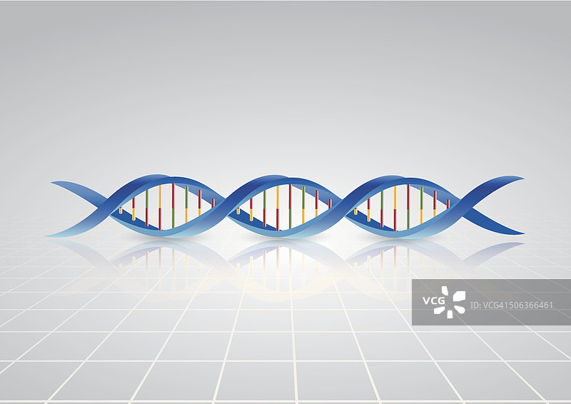 蓝色DNA图片素材