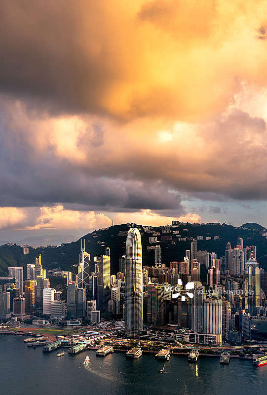 香港天际线图片素材