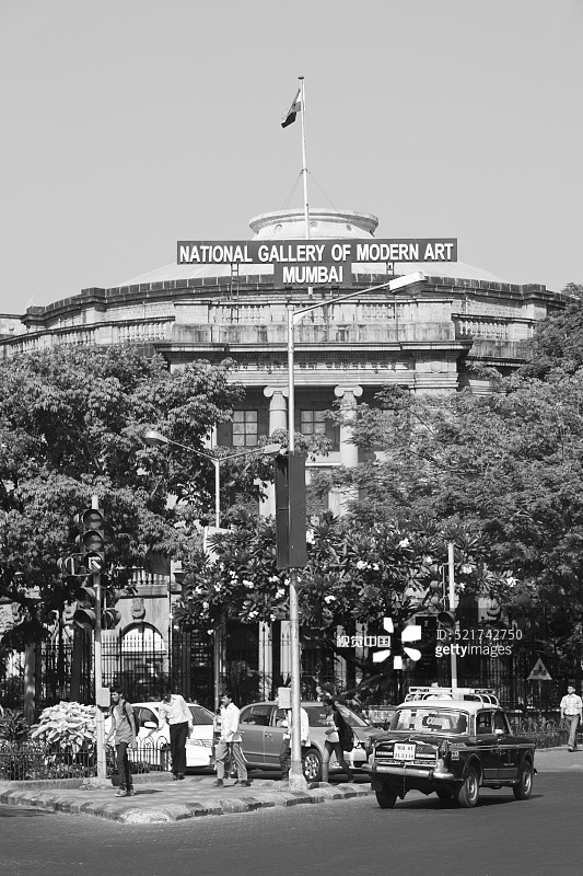 国家现代美术馆，孟买，马哈拉施特拉邦，印度，亚洲图片素材