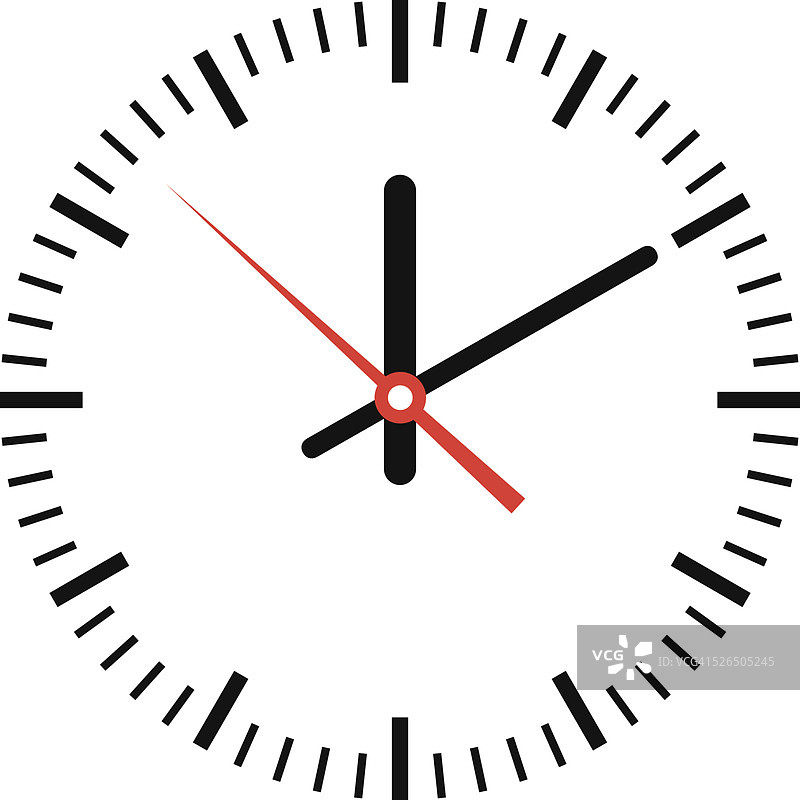 时钟显示时间矢量图片素材