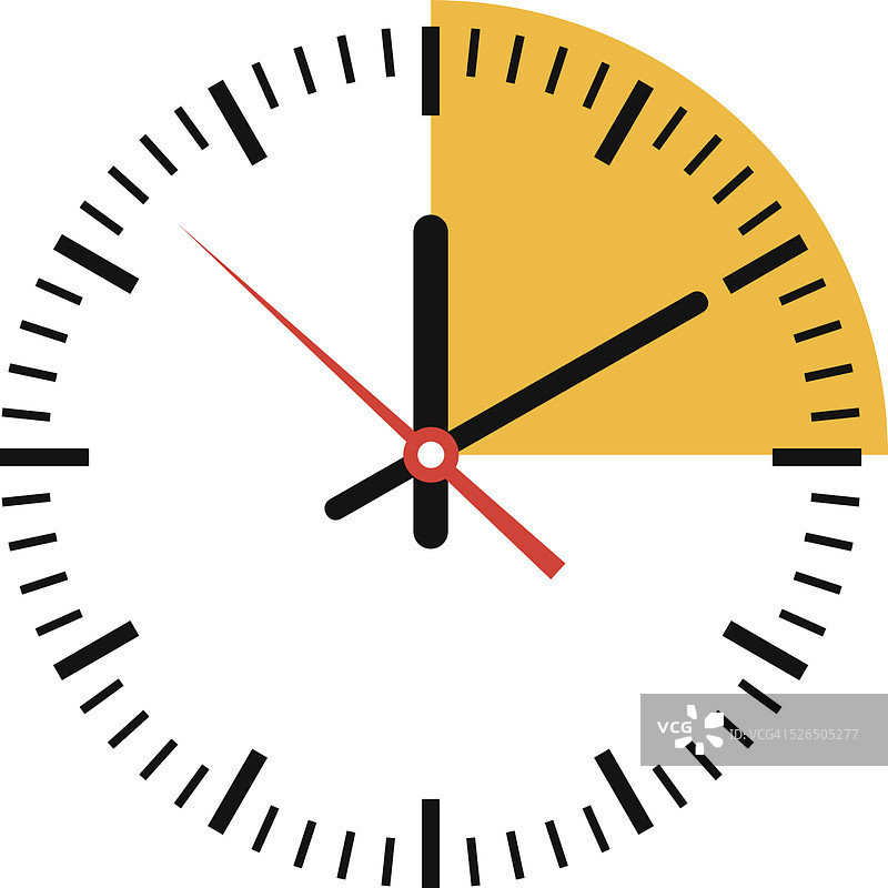 时钟显示时间矢量图片素材