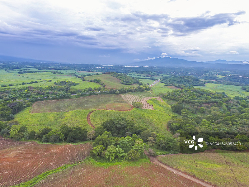 哥斯达黎加中央山谷的风景图片素材