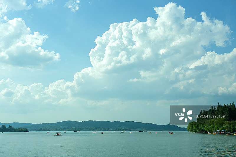 杭州西湖美景图片素材
