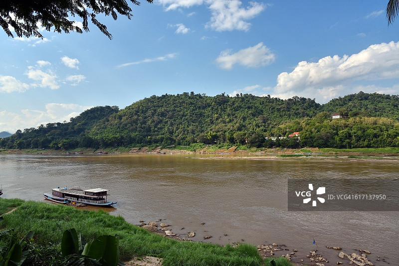 老挝湄公河景观图片素材