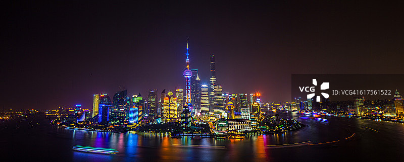 上海的夜景图片素材