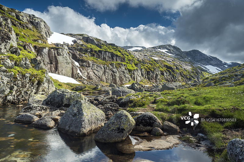 挪威， 福桑， 凯拉格山图片素材