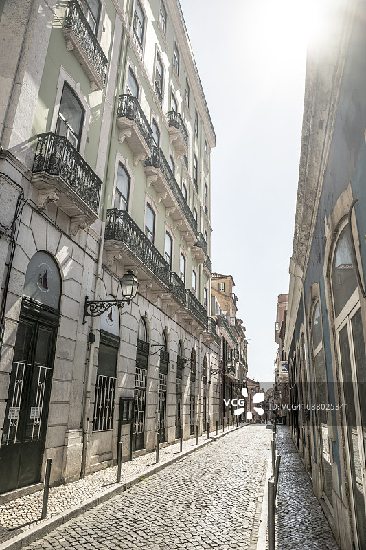 葡萄牙，里斯本，Bairro Alto大街图片素材