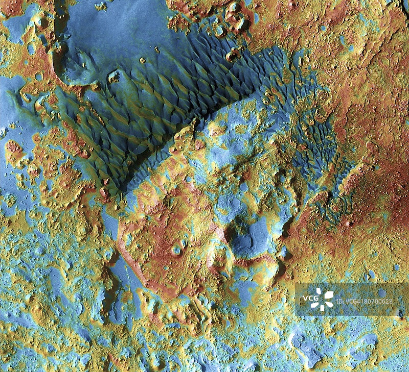 火星地形图片素材