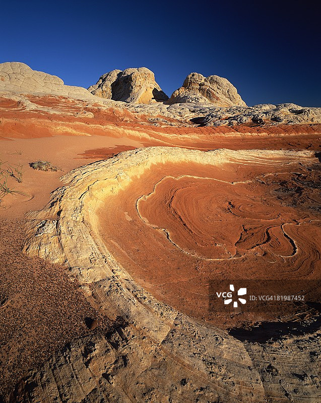 沙岩地层，白口袋，帕里亚高原，亚利桑那州北部，美国，北美洲图片素材