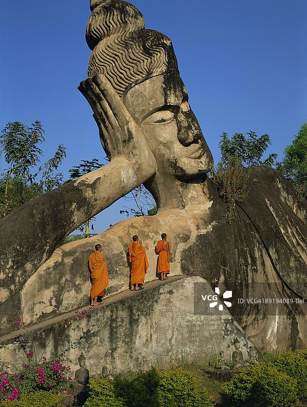 佛祖在显关，万象，老挝，印度支那，东南亚，亚洲图片素材