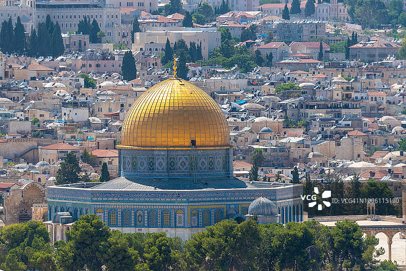 以色列耶路撒冷的圆顶石屋图片素材